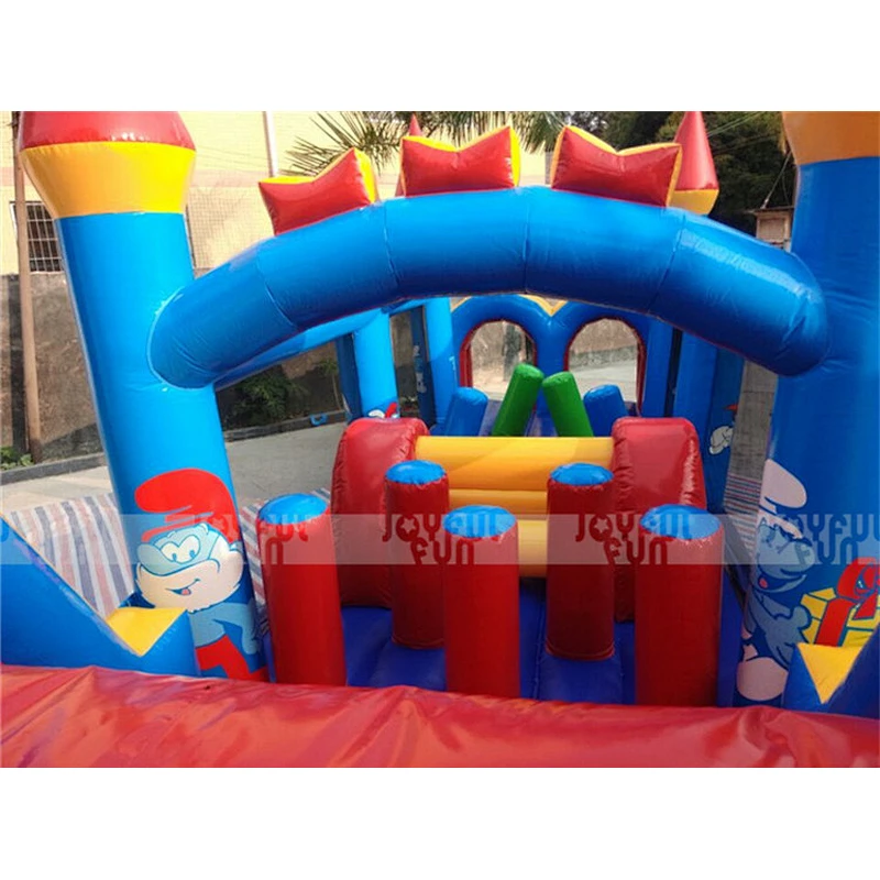 Whole sale Dry inflatable obstacle course inflatable climbing game bouncy slide amusement park toys