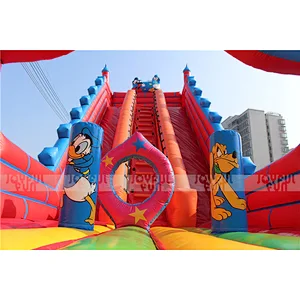 Factory Custom Top Quality 2 Slides Inflatable double Slide for Sale