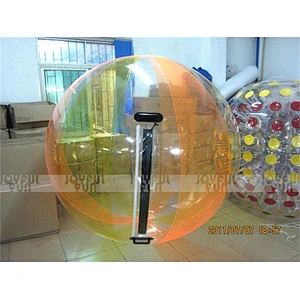 Colorful Bar by custom pattern inflatable water walking ball with big flower pateern color bar for sale