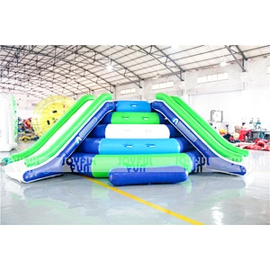 PVC durable material commercial Inflatable Floating Water Island water play equipment for sale