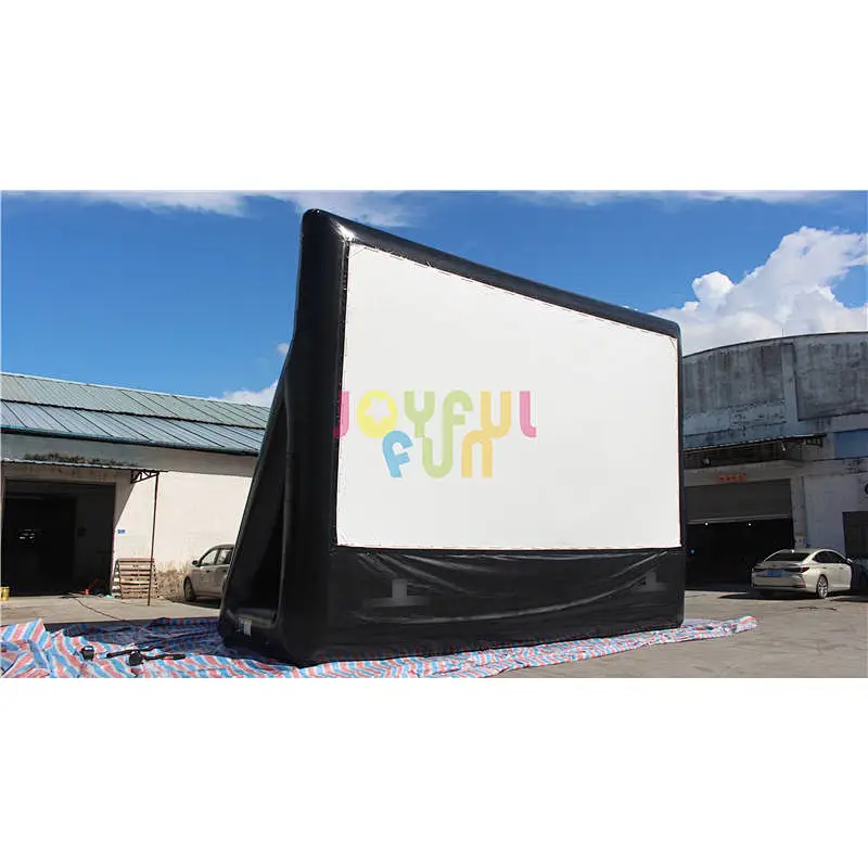 2021 Joyful fun factory hot sale high quality commercial outdoor inflatable movie screen