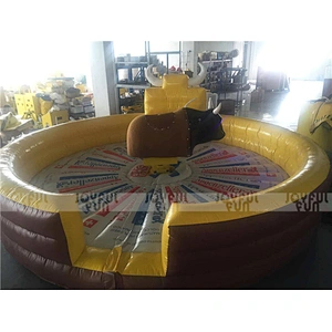Amusement Resort Kids Fairground Fun Rodeo Bull