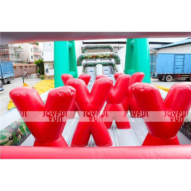 Factory Price High Quality Obstacle Course Equipment Used Commercial Outdoor Inflatable Obstacle Course for Adult