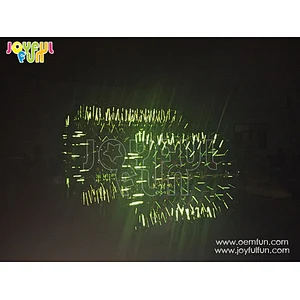 High quality cheap price popular inflatable reflective water roller inflatable roller wheel game for sale