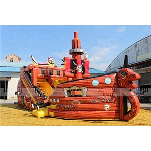 Children's Favorite Pirate Ship inflatable Theme Playground Equipment