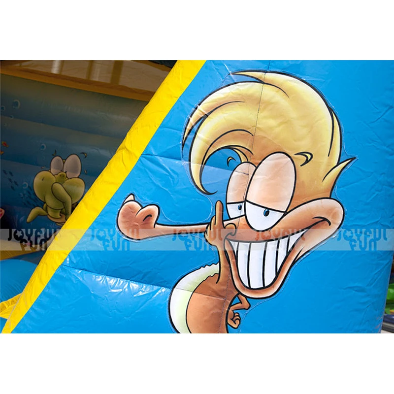 Commercial cheap inflatable sea world theme moonwalk bouncy inflatable jumping game for sale