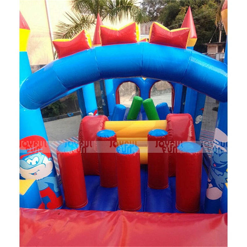 Whole sale Dry inflatable obstacle course inflatable climbing game bouncy slide amusement park toys