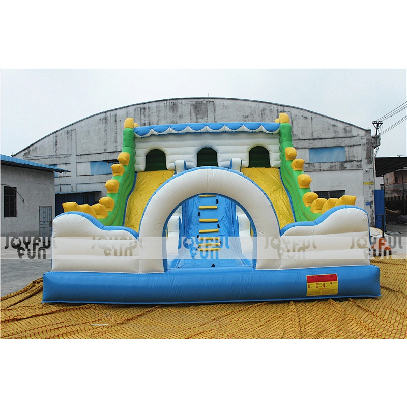 New design inflatable double line slide inflatable colorful dry slide inflatable bouncy slide for kids