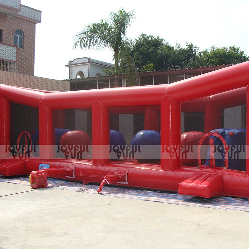2019 Entertain funny inflatable adult sport game long handle bergs jumper ball with frame and door