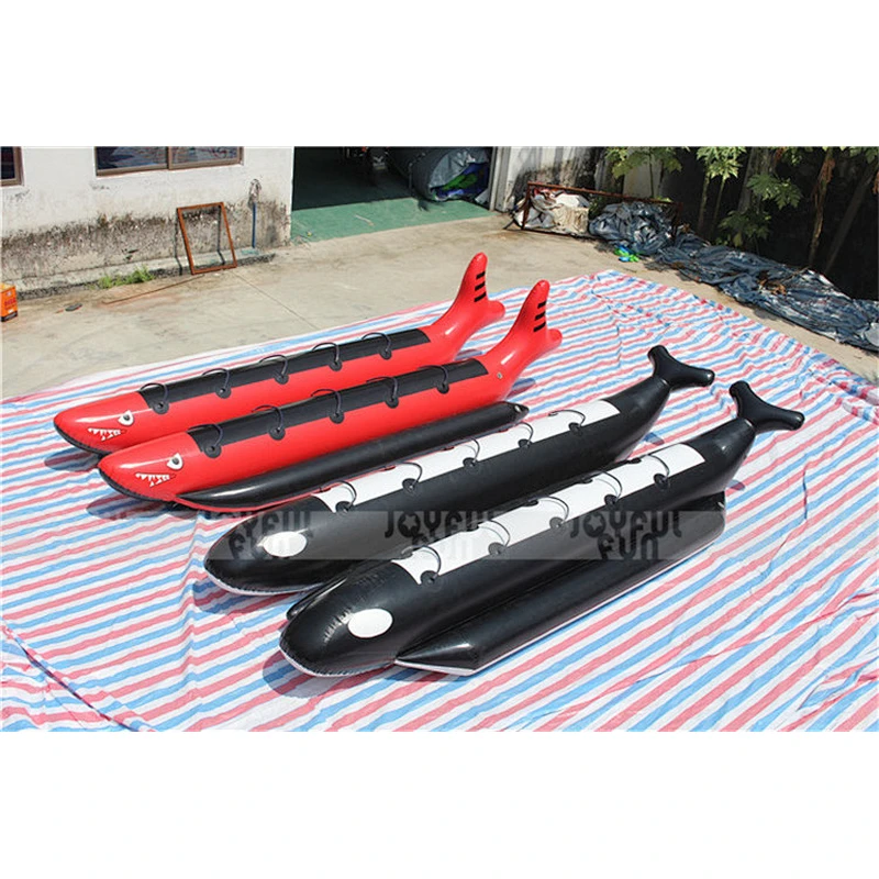 Customized Inflatable Water Games Flying Fish Used Inflatable Banana Boat for Sale
