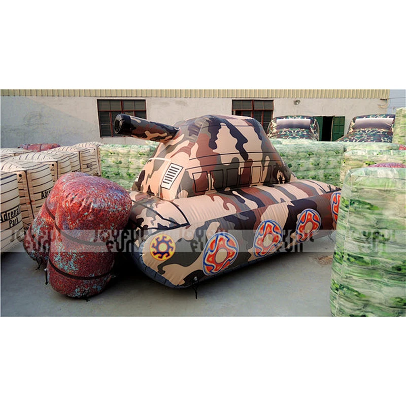 Wholesale professional factory PVC inflatable paintball bunker inflatable popular simulation game for kids and adults