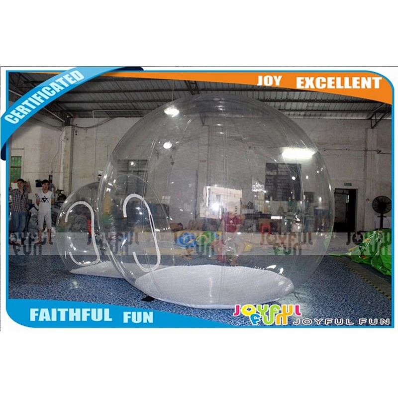 New Arrivals 2018 Customized design Inflatable clear PVC bubble ball dome tent toys for kids