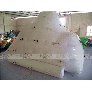 High quality giant water park equipment climbing inflatable iceberg slide inflatable water game for amusement park