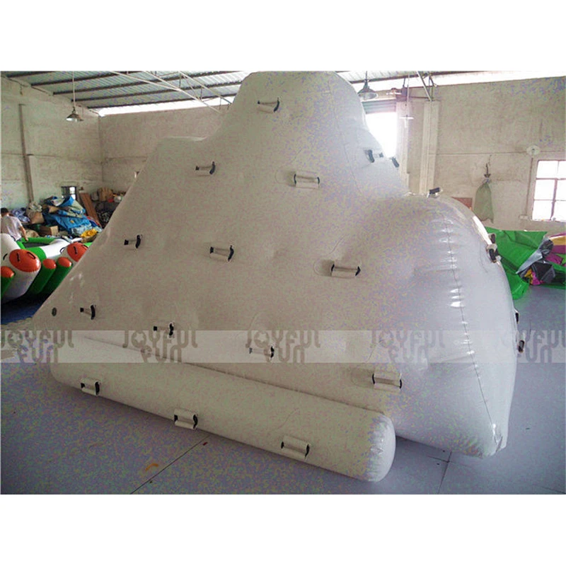 High quality giant water park equipment climbing inflatable iceberg slide inflatable water game for amusement park