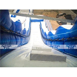 Custom inflatable water slide slide sipper with small water pool for sale