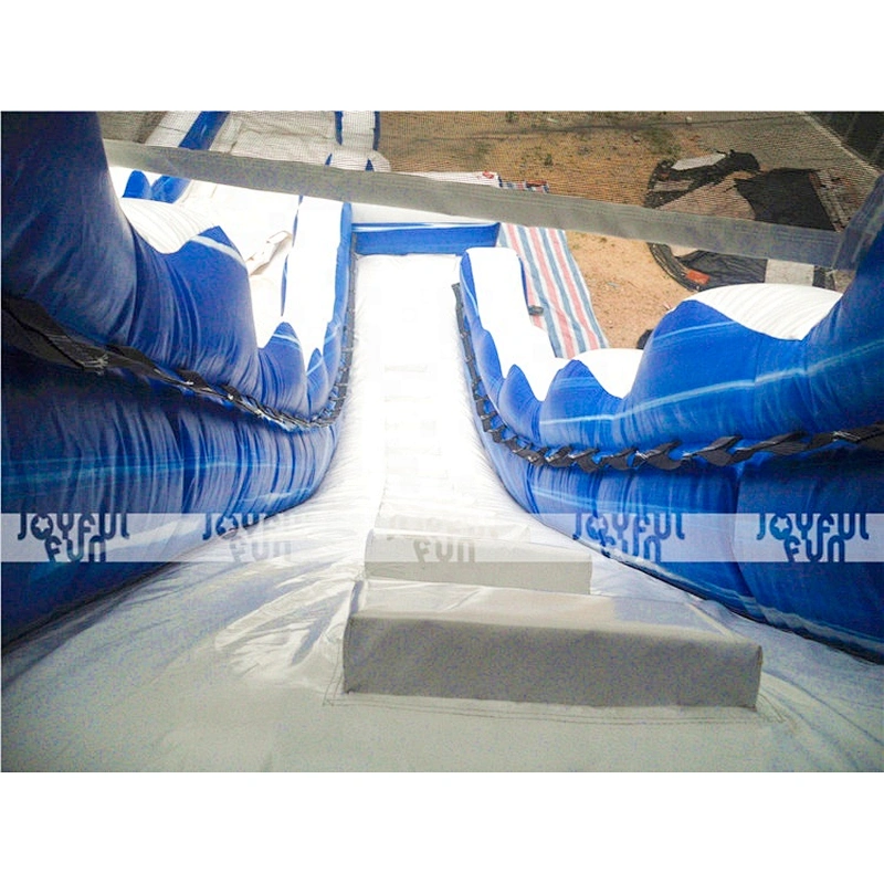 Custom inflatable water slide slide sipper with small water pool for sale