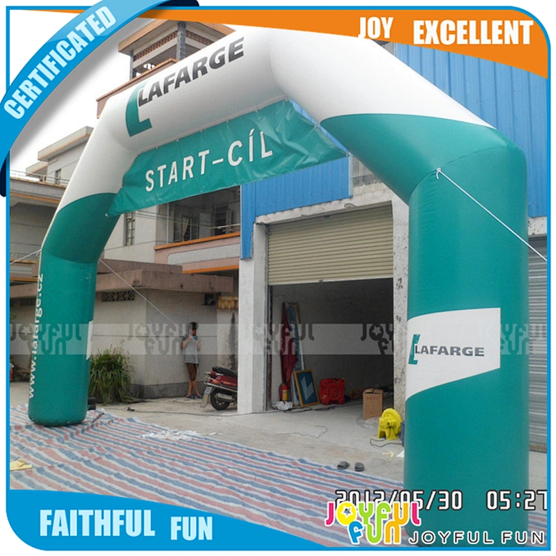 Custom Print Inflatable Race event start archway finish line Plastic march entrance way