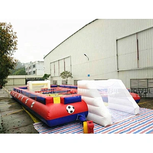 High quality popular inflatable human table soccer inflatable table soccer sport game for sale