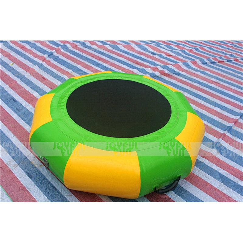 Funny game inflatable round trampoline inflatable jumping area water park equipment park for adults and children