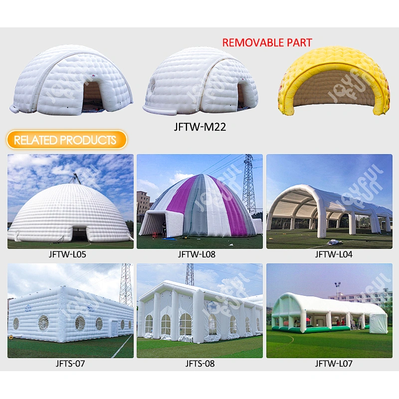 2021 hot sale customize competitive price outdoor large inflatable event tent