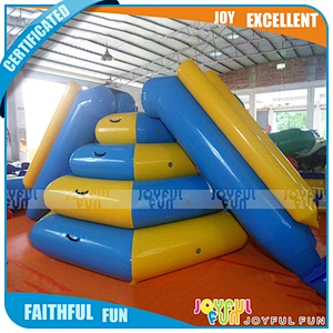 2017 New products wholesaler inflatable floating hippo water slide