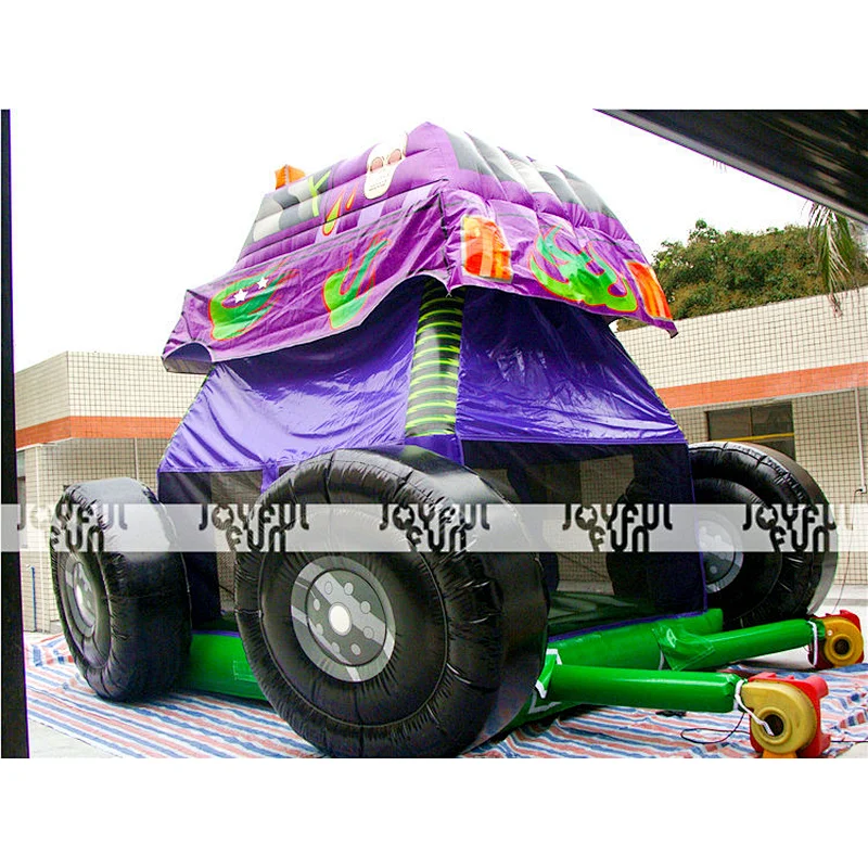 Cartoon car inflatable bouncer inflatable toys for amusement park