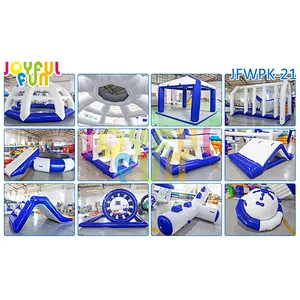 Factory customized outdoor large adult commercial inflatable floating water park aqua park water games equipment for sale