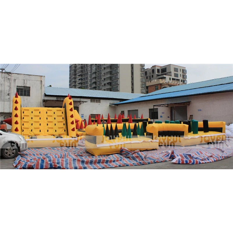 The biggest U turn adult inflatable obstacle cours inflatable obstacle course for sale