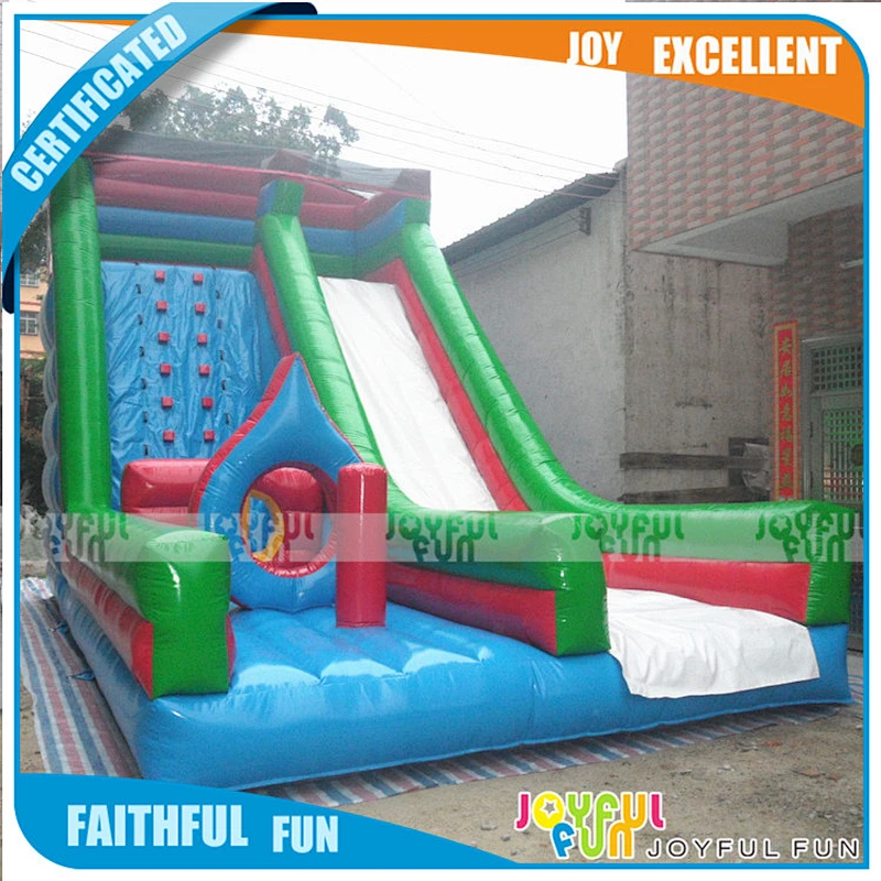 2017 amusement top quality gym equipment outdoor toys giant inflatable slides for sale