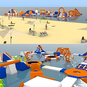 Joyful Fun factory inflatable sea water park prices