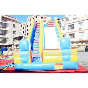 New design China factory price inflatable beautiful design giant dry slide inflatable slide jumping game for sale