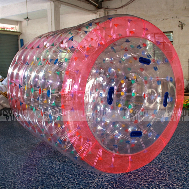 New design commercial products inflatable toys colourful roller wheel funny game for sale