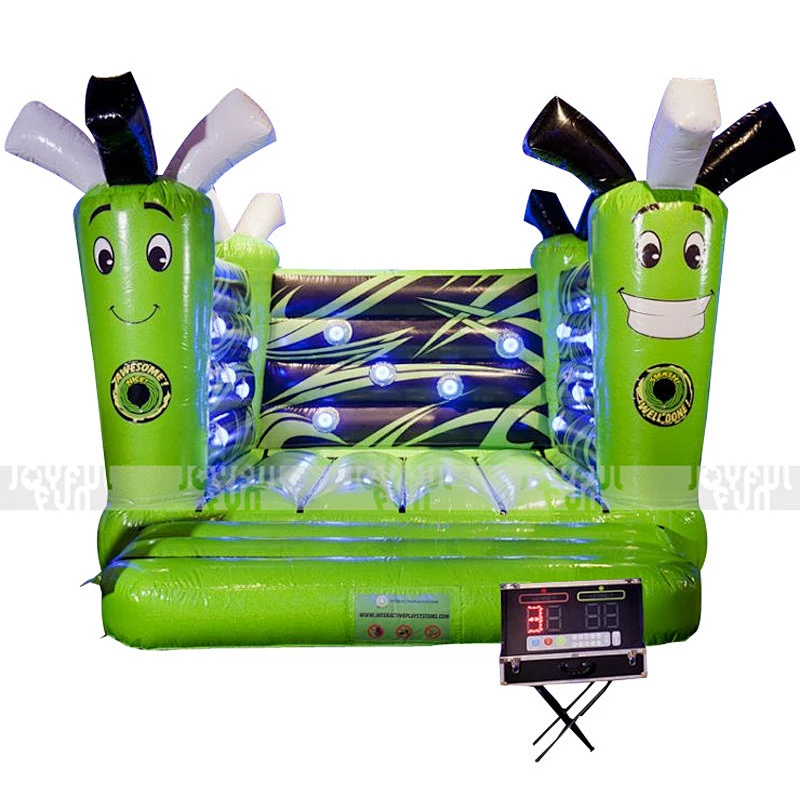 New design Joyful Fun factory inflatable radish jumping game inflatable interactive play system toy for sale