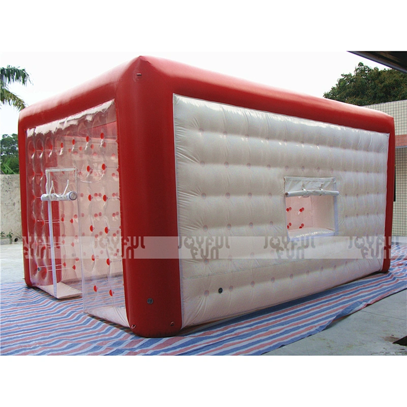 Fashionable new design square transparent tent inflatable tent for sale