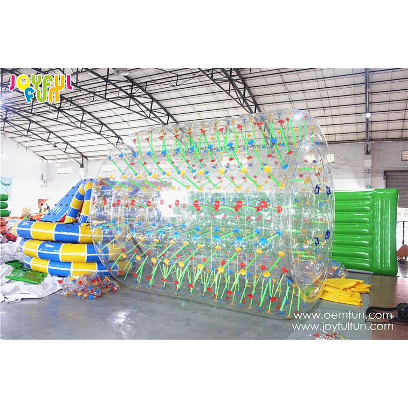 Wholesale Customized Reflective Inflatable Roller Commercial Grade Outdoor Inflatable Water Roller for Kids and Adults