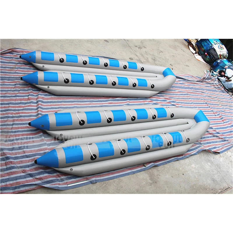 Factory Price Inflatable Banana Boat 10 Seats Double Tube Giant Inflatable Banana Boat for Adult