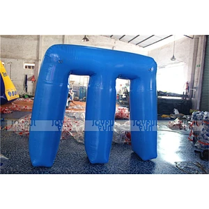 Popular design inflatable paintball field obstacle