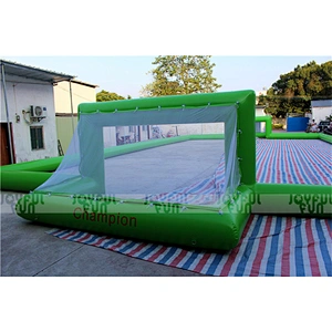 Good Custom Giant Inflatable Water Soccer Field Inflatable Football Foam Pit with Factory Price