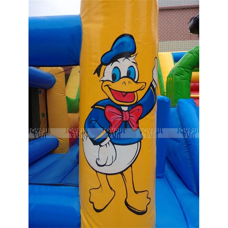 New Commercial Sport Theme Park Bouncy Castle Inflatable Playground with Slide for Sale