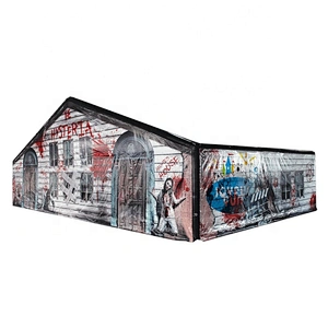 Exciting airtight halloween horror inflatable maze house for sale