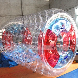 China factory price inflatable walking roller toy inflatable wheel game inflatable for sale