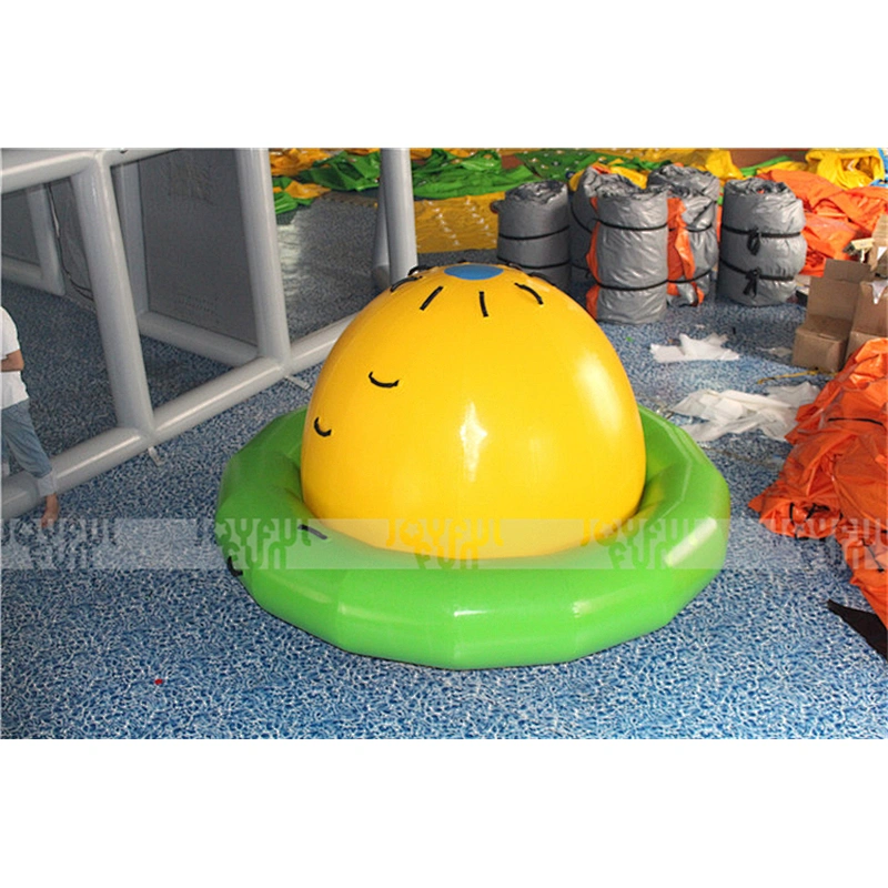 Factory direct price inflatable floating object Kids PVC flying UFO water game toy for sale