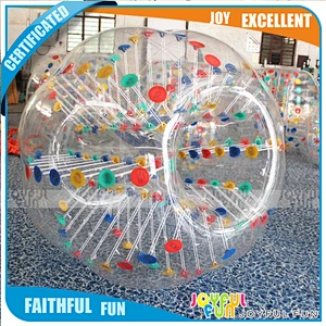 High quality inflatable bumper colorful suckers clear PVC bubble ball