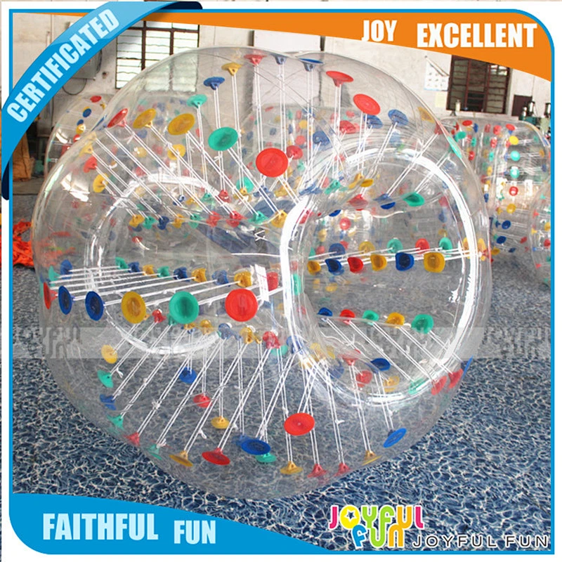 High quality inflatable bumper colorful suckers clear PVC bubble ball