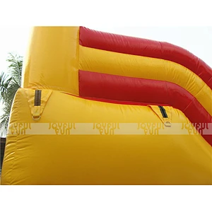 China new design 2017 high quality gym equipment outdoor giant castle inflatable slides for sale