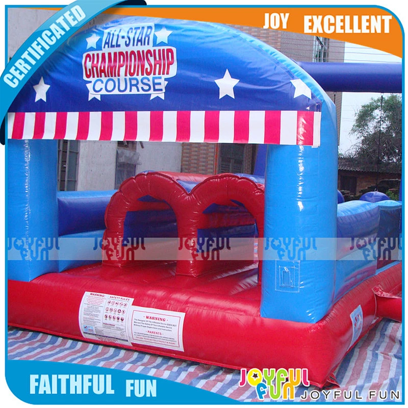 New design obstacle course inflatable game inflatable jumping toy funny game inflatable bouncer house for sale