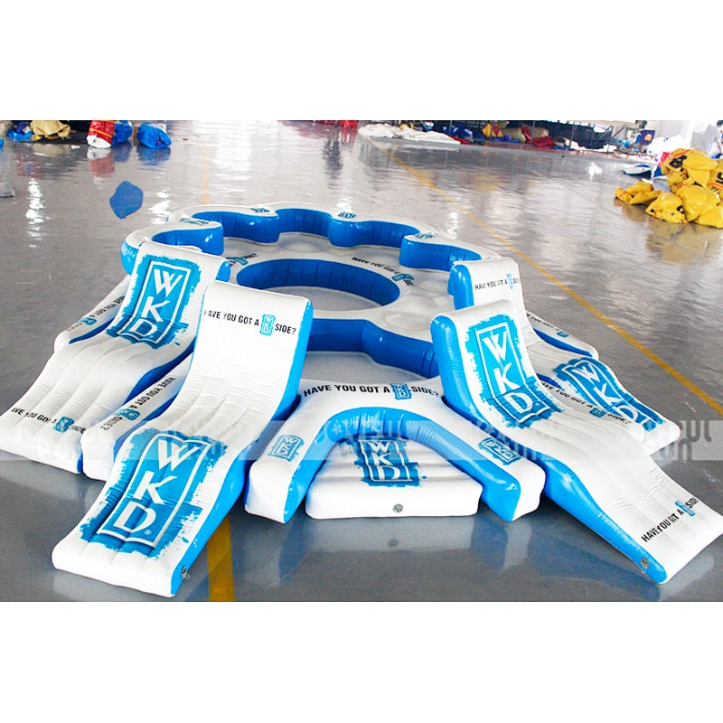 Wholesale Customized Color 5m Inflatable Water Island for Outdoor