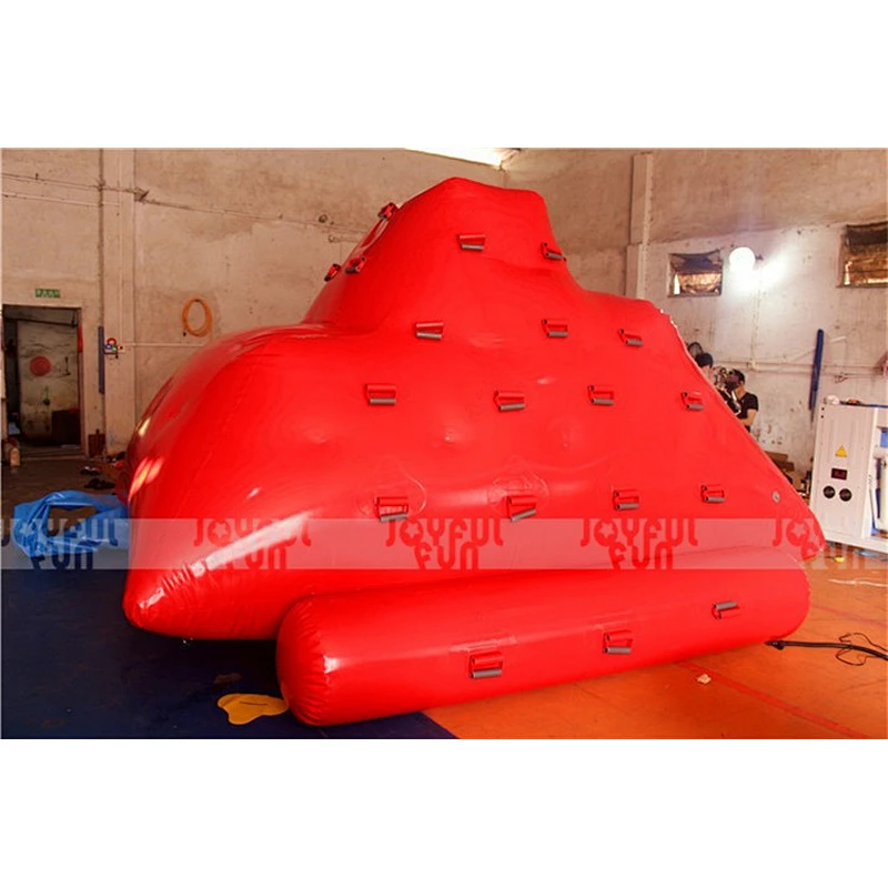 Hot Selling Funny Inflatable Floating Iceberg Slide Climbing Wall Inflatable Iceberg game for sale