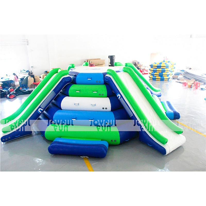 PVC durable material commercial Inflatable Floating Water Island water play equipment for sale
