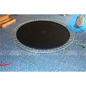 High quality factory price inflatable steel frame trampoline game for kids and adults